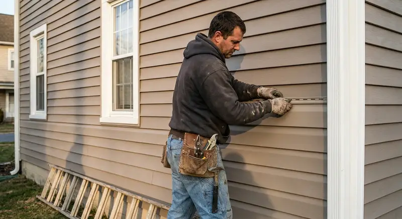 Vinyl siding installation by Diamond State Property Preservation in Delaware